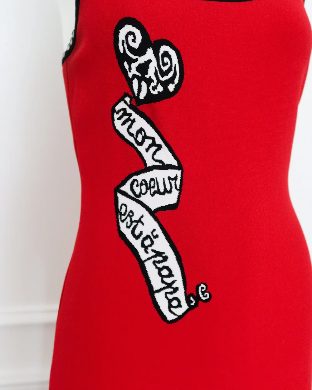 Alaïa Iconic Mon Coeur Est À Papa Mini Dress (S-M) — sororité.